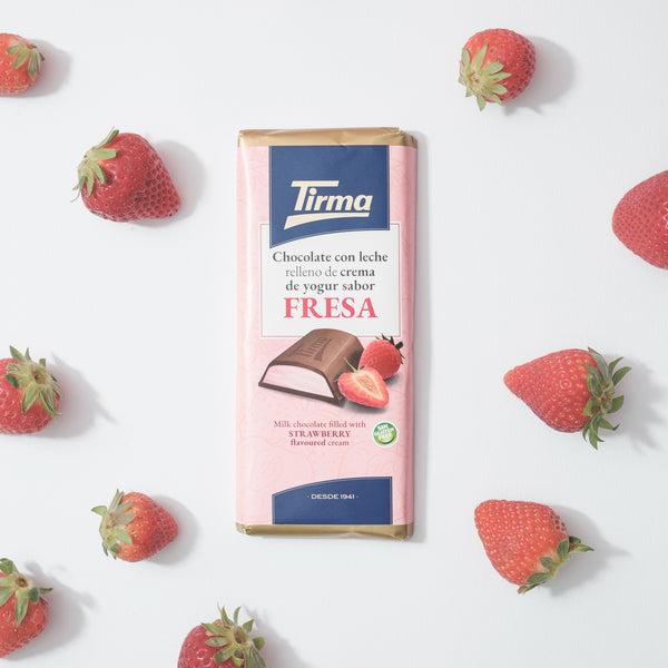 Milk Chocolate filled with Strawberry Cream