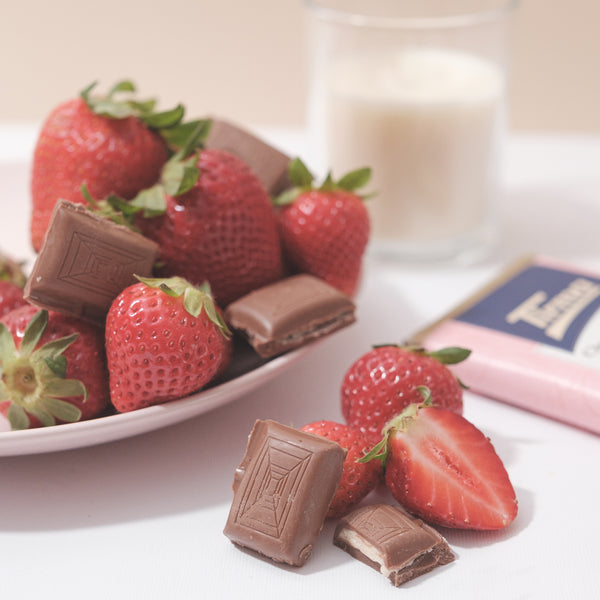 Milk Chocolate filled with Strawberry Cream
