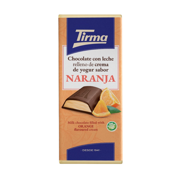 Milk Chocolate filled with Orange Cream