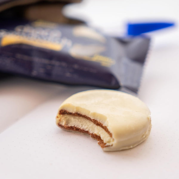 Thin White Chocolate Choco-Sandwich Biscuits
