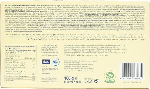 Tirma Sandwich Biscuits with Cream Filling, 180g