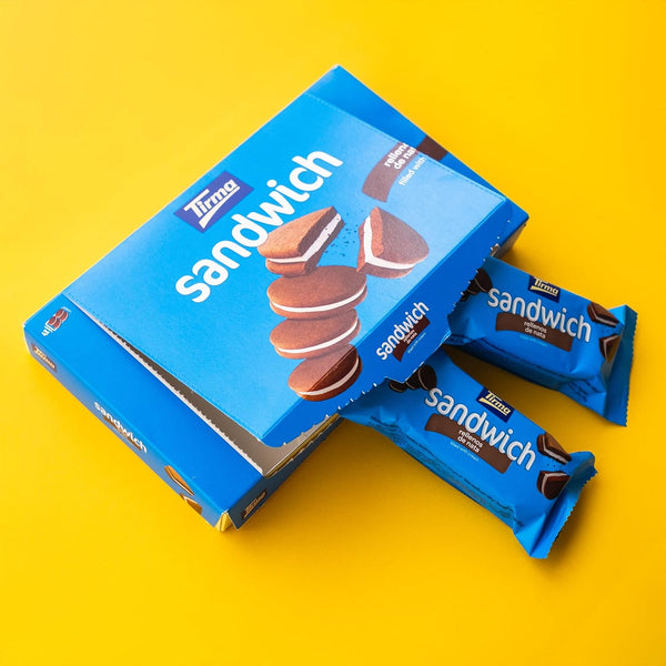 Chocolate Sandwich Biscuits with Cream Filling, 180g