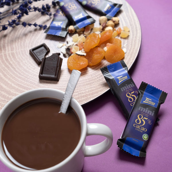 Mini 85% Dark Chocolate Bars, 180g