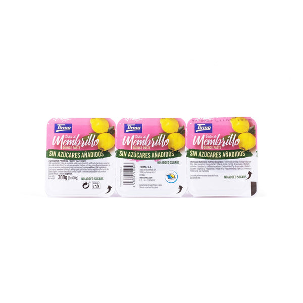 Tirma Quince Paste, No Added Sugars. Spanish quince paste made in Spain.