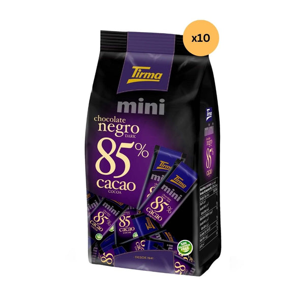 Mini 85% Dark Chocolate Bars, 180g
