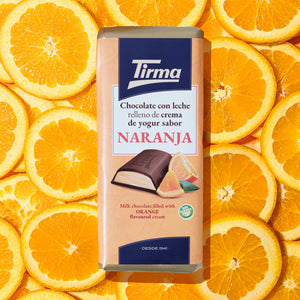 Milk Chocolate filled with Orange Cream