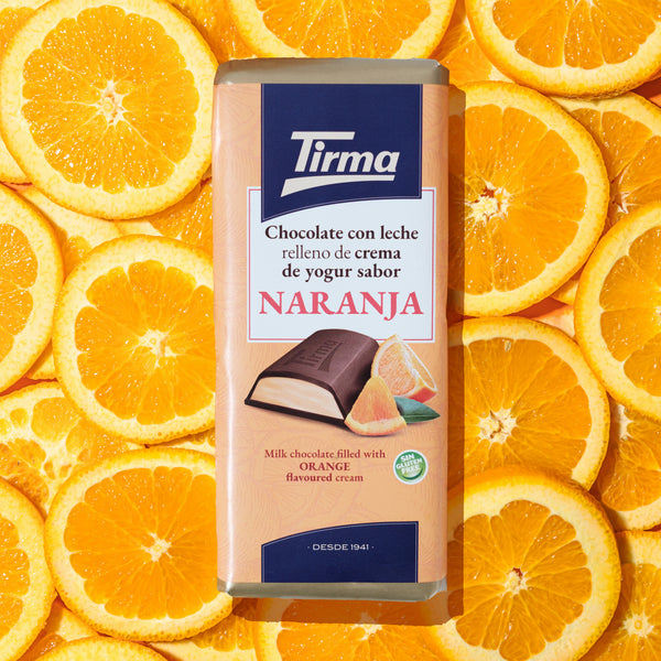 Milk Chocolate filled with Orange Cream
