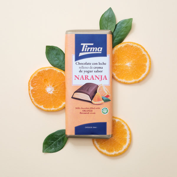 Milk Chocolate filled with Orange Cream