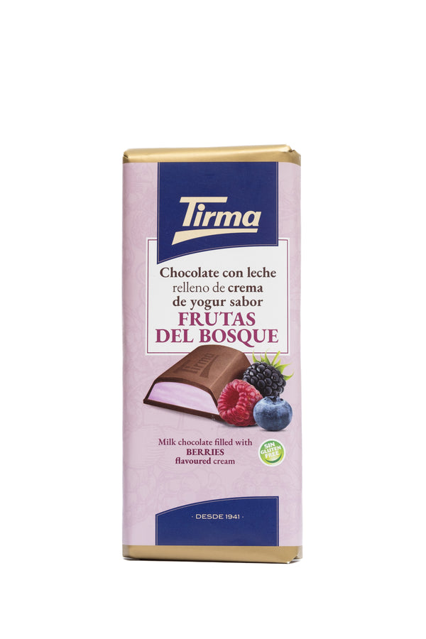 Milk Chocolate filled with Berries Cream