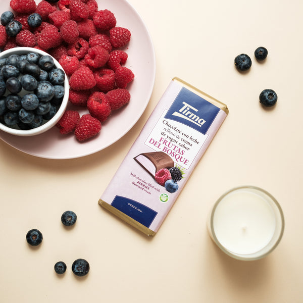 Milk Chocolate filled with Berries Cream