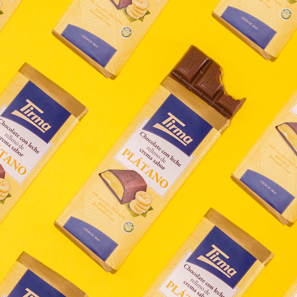 Milk Chocolate filled with Banana Cream