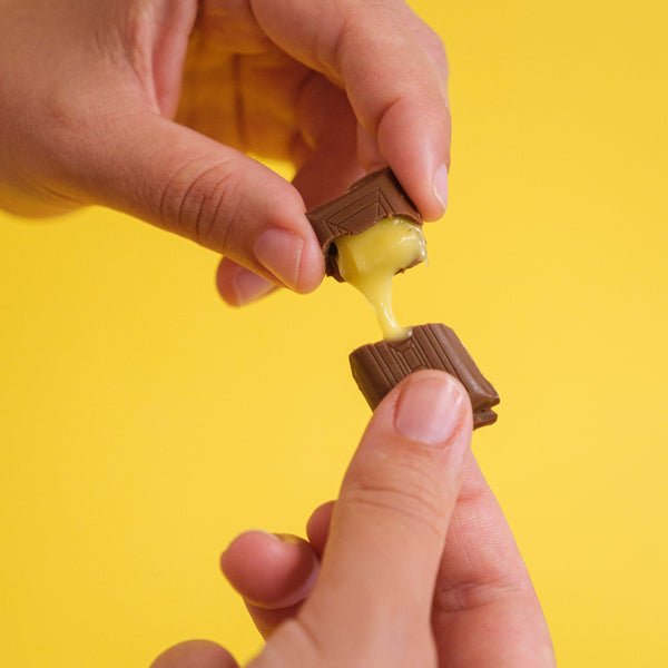 Milk Chocolate filled with Banana Cream