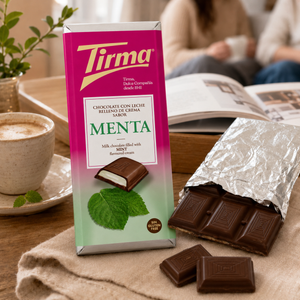 Milk chocolate filled with Mint Cream