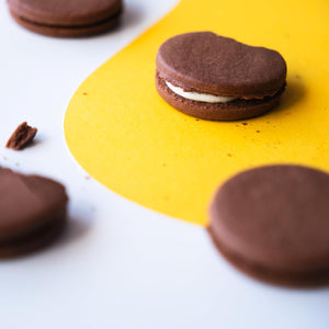 Chocolate Sandwich Biscuits with Cream Filling, 180g