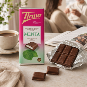 Milk chocolate filled with Mint Cream