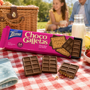 ChocoGalletas - Biscuits with Milk Chocolate, 160g
