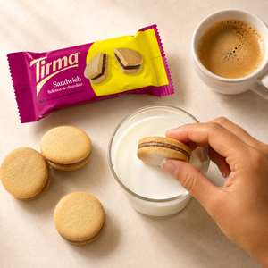 Tirma Sandwich Biscuits with Cream Filling, 180g