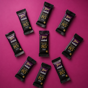 Mini 85% Dark Chocolate Bars, 180g