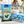 Sugar-free menthol candy bag on a table with three people chatting behind it