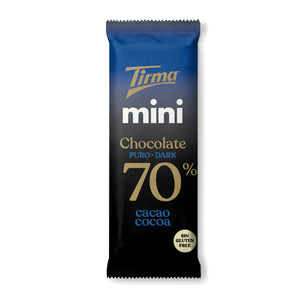 Mini 70% Dark Chocolate Bars, 180g