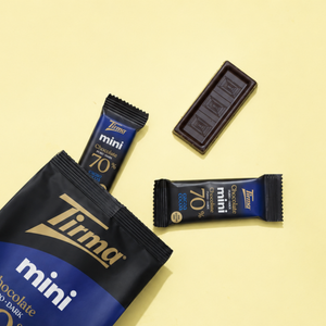 Mini 70% Dark Chocolate Bars, 180g