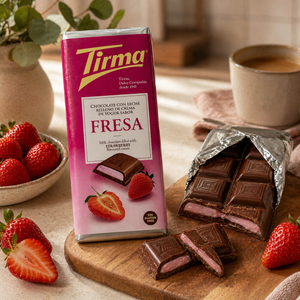 Milk Chocolate filled with Strawberry Cream