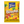 A bag of Tirma Blandos Caramelos soft sweets, featuring a bright yellow packaging with illustrations of fruits like pineapple, orange, strawberry, and blueberries, and the Tirma brand logo in a blue box at the top.