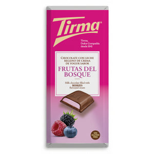 Milk Chocolate filled with Berries Cream
