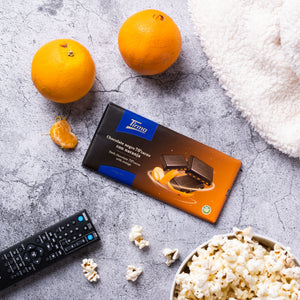 70% Dark Chocolate with Orange Granules, 125g