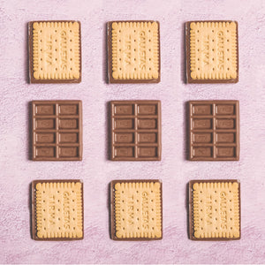 9 Tirma Biscuits with Milk Chocolate 160 g. Spanish milk chocolate biscuits made in Spain.