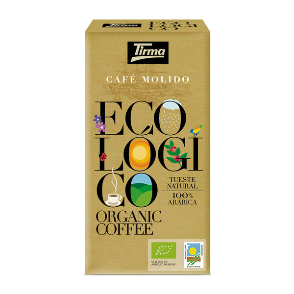 Tirma Organic Blend Coffee 250 g. Spanish coffee made in Spain.