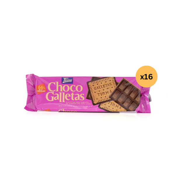 ChocoGalletas - Biscuits with Milk Chocolate, 160g